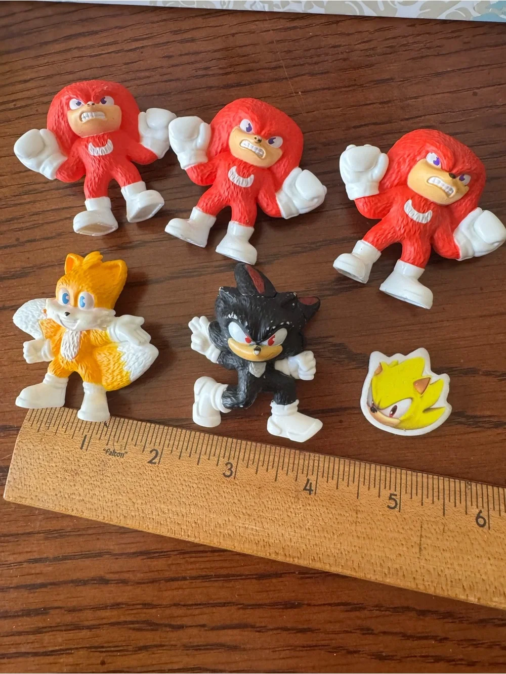 2024 Knuckles, Tails, Shadow Sonic The Hedgehog McDonald’s Happy Meal Figures